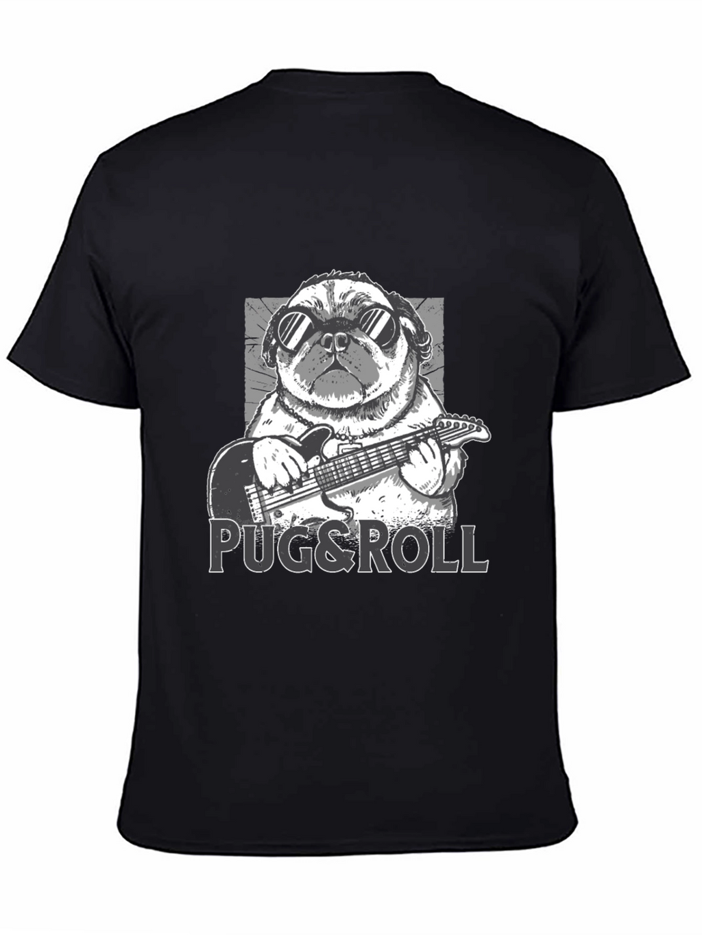 Pug & Roll Graphic T-Shirt
