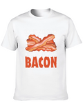 Why Stress? Eat Bacon T-Shirt Funny Foodie Tee