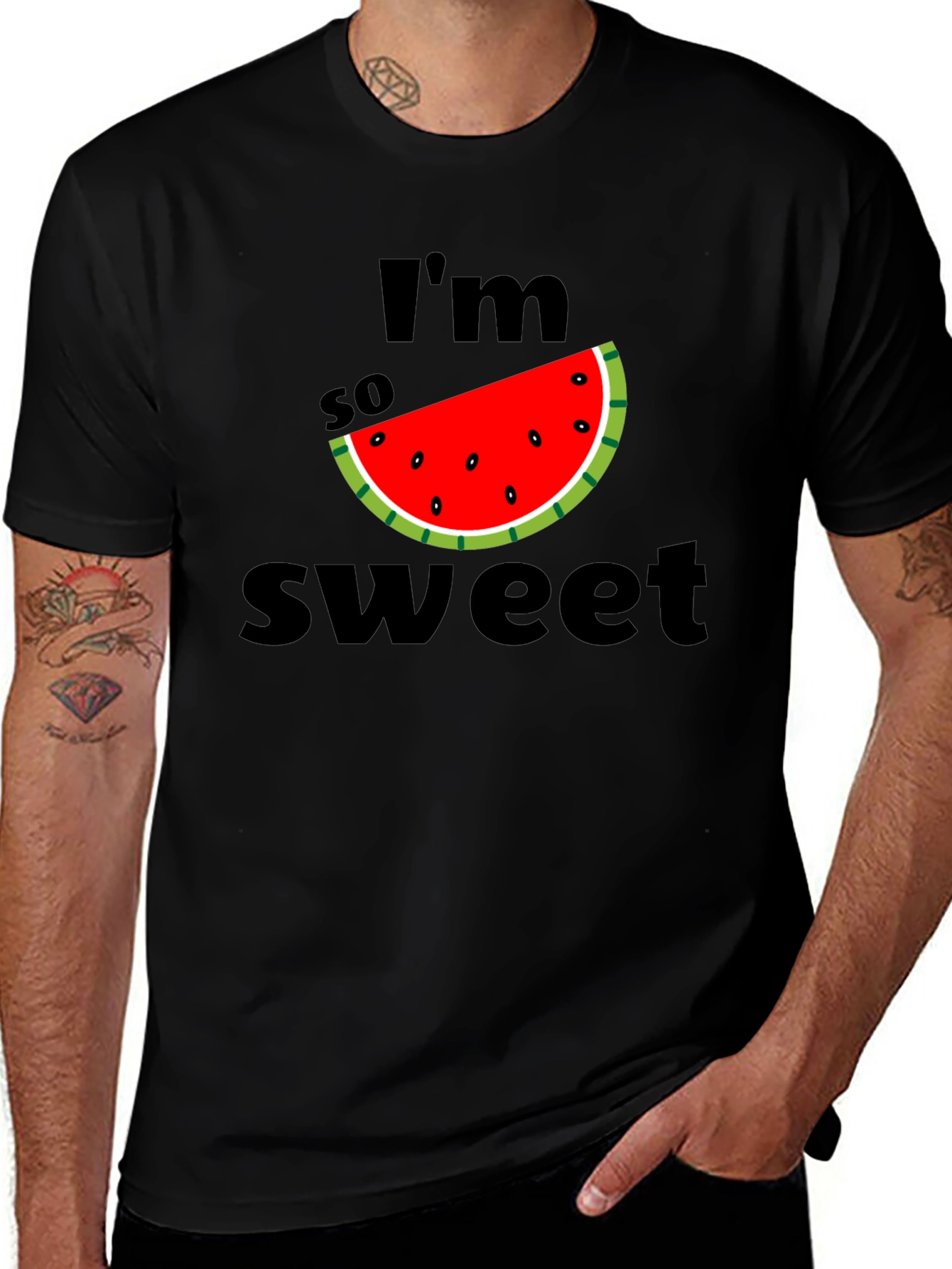 Im So Sweet Watermelon Graphic T-Shirt