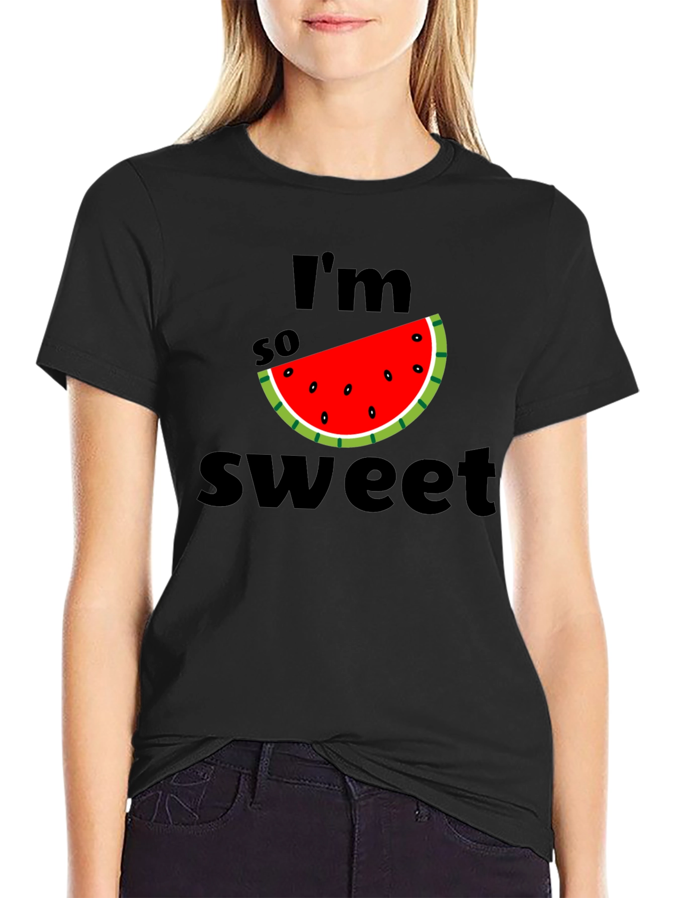 Im So Sweet Watermelon Graphic T-Shirt