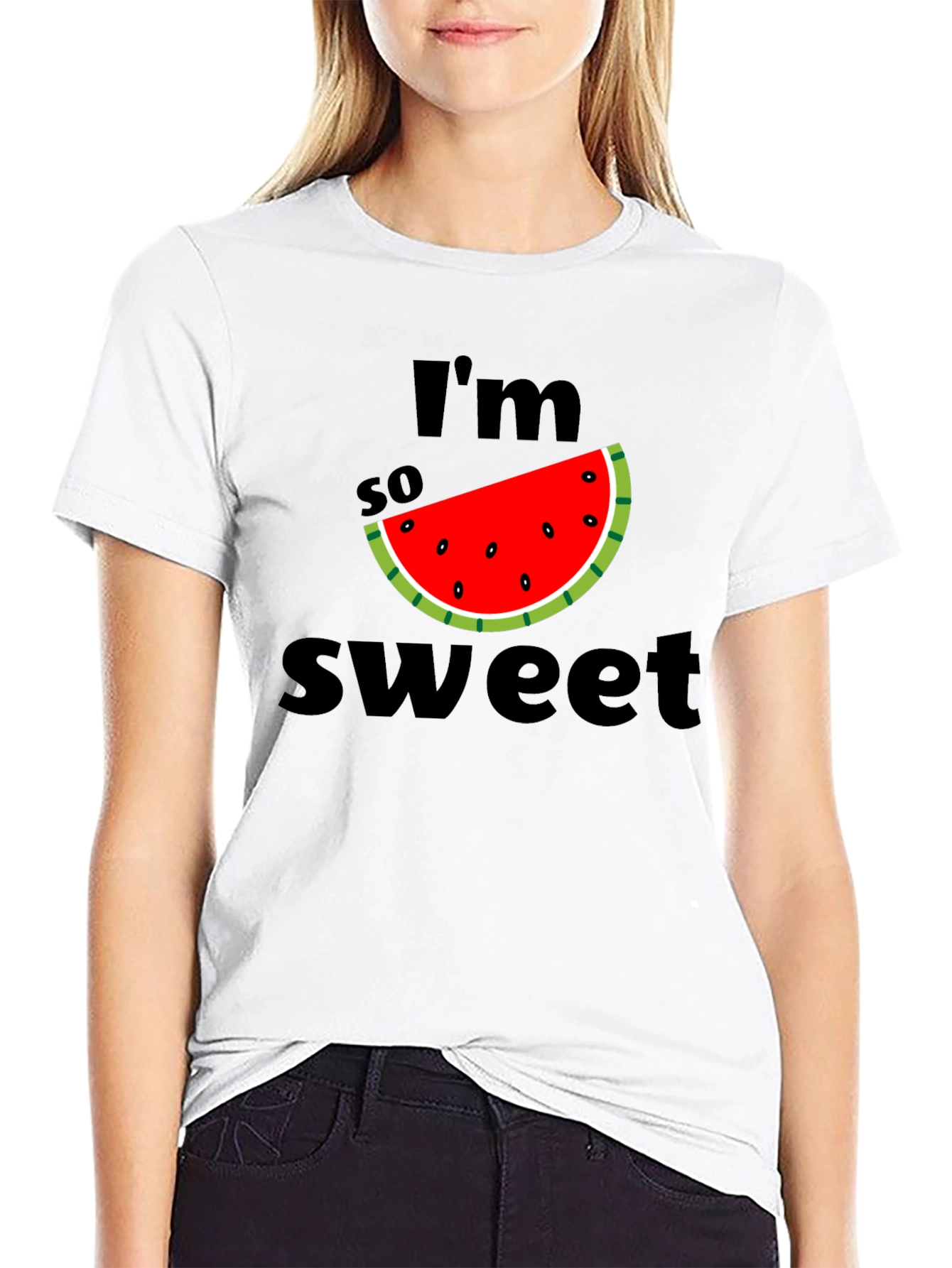 Im So Sweet Watermelon Graphic T-Shirt