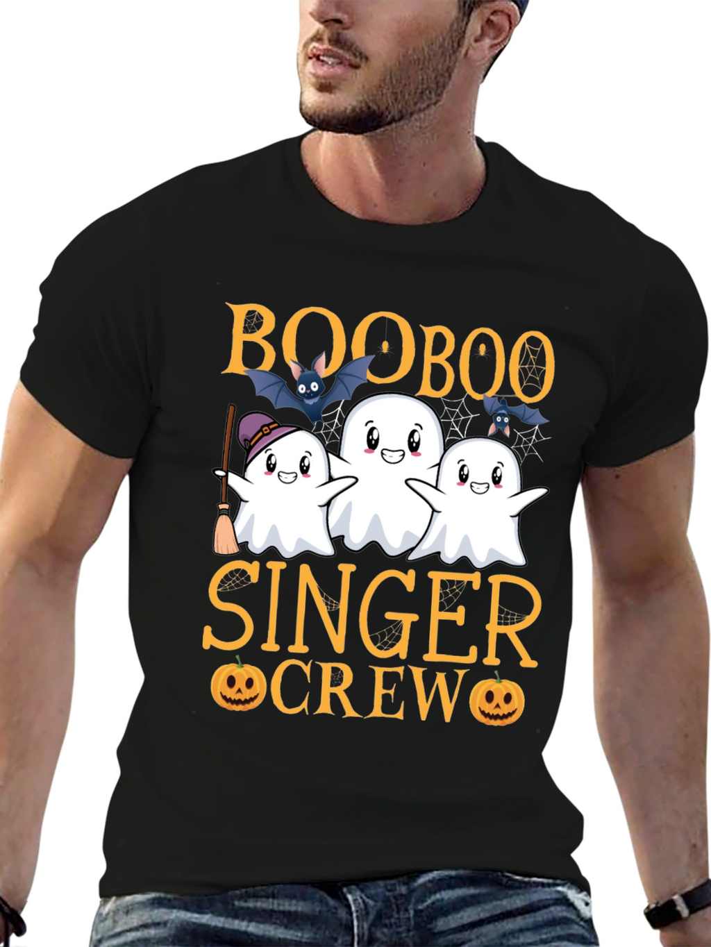 Boo Boo Singer Crew Halloween Graphic Tee