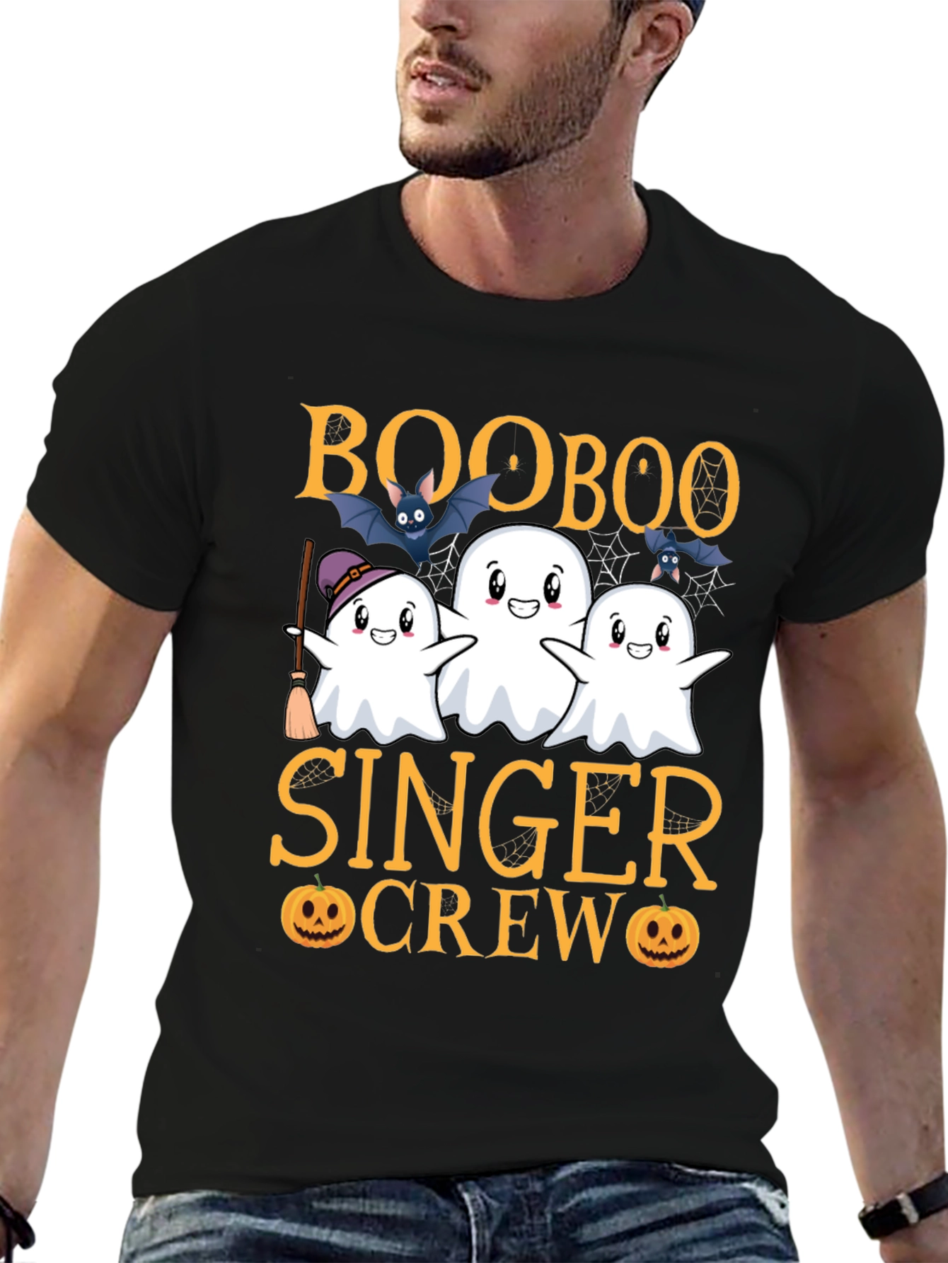 Boo Boo Singer Crew Halloween Graphic Tee