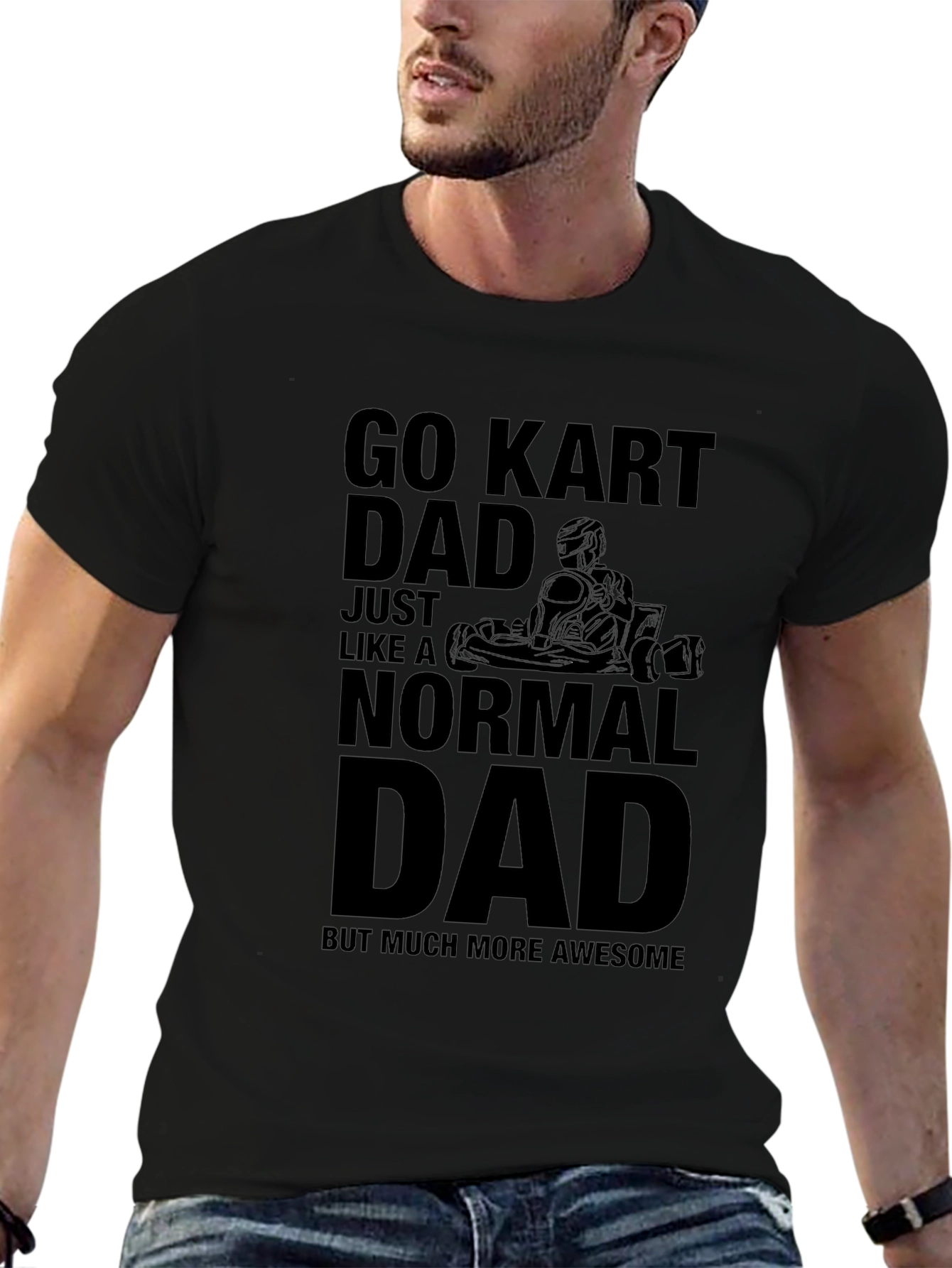 Go Kart Dad Graphic Tee - Awesome Fathers Day Gift