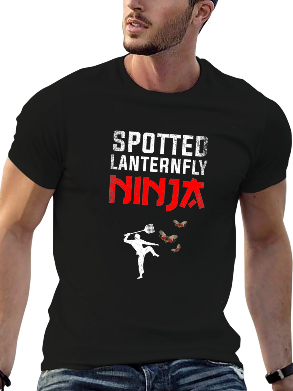 Spotted Lanternfly Ninja T-Shirt