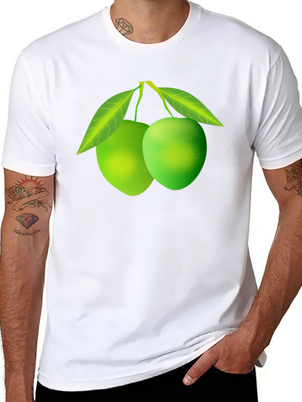 Fresh Mango Graphic Tee - Stylish Black Shirt