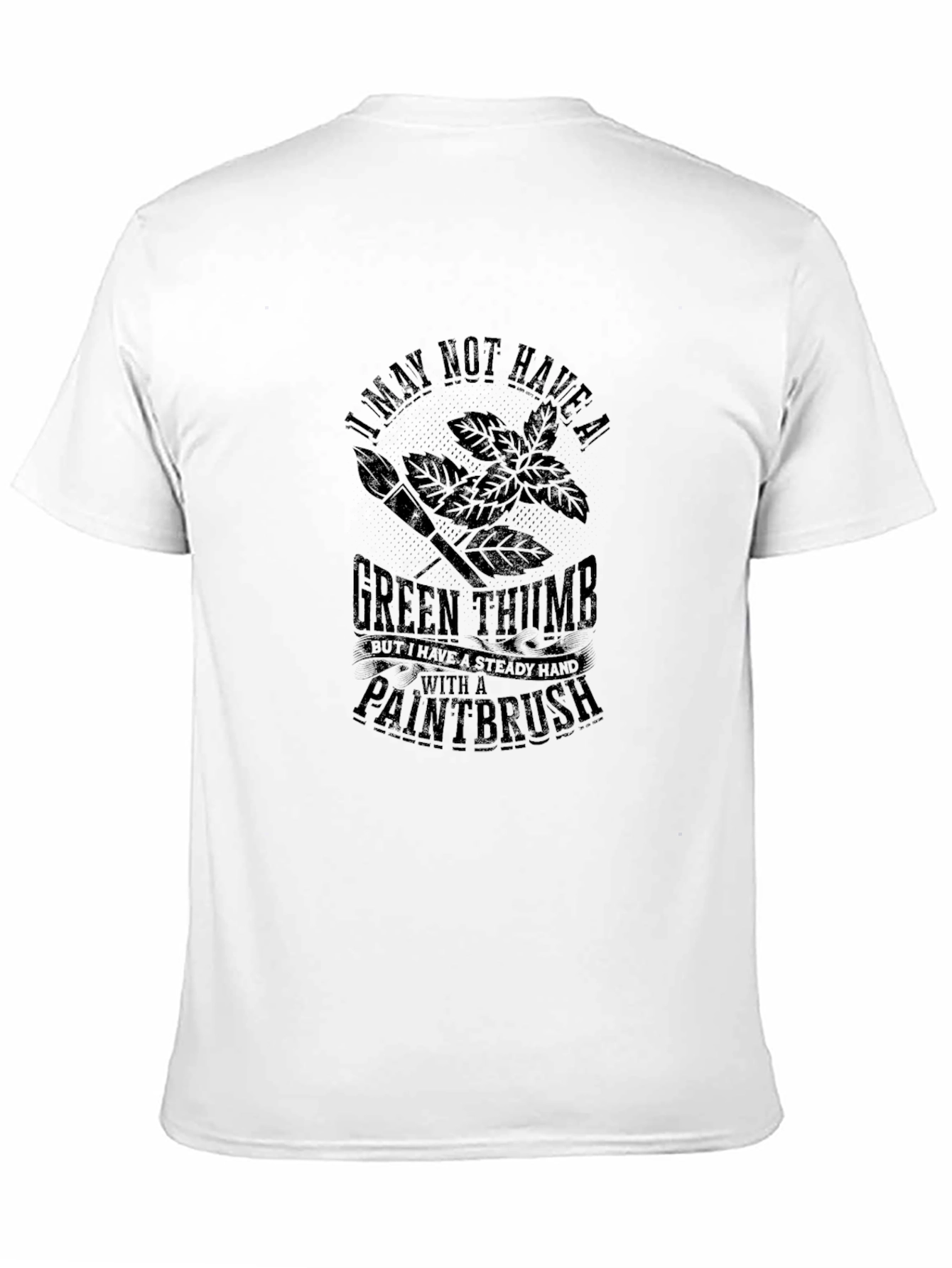 Green Thumb Paintbrush Graphic Tee