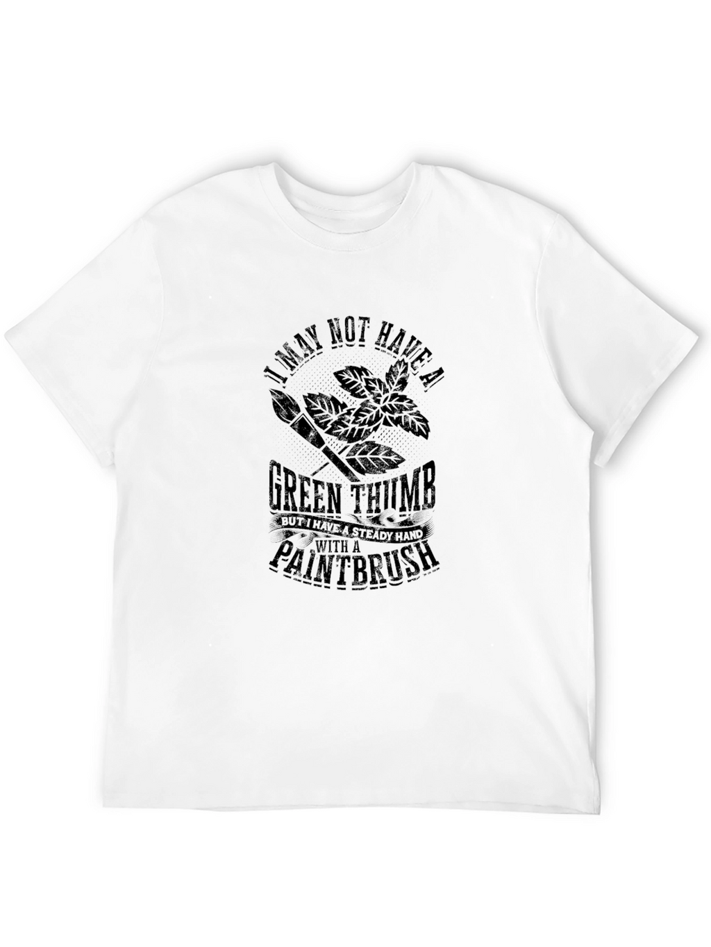 Green Thumb Paintbrush Graphic Tee