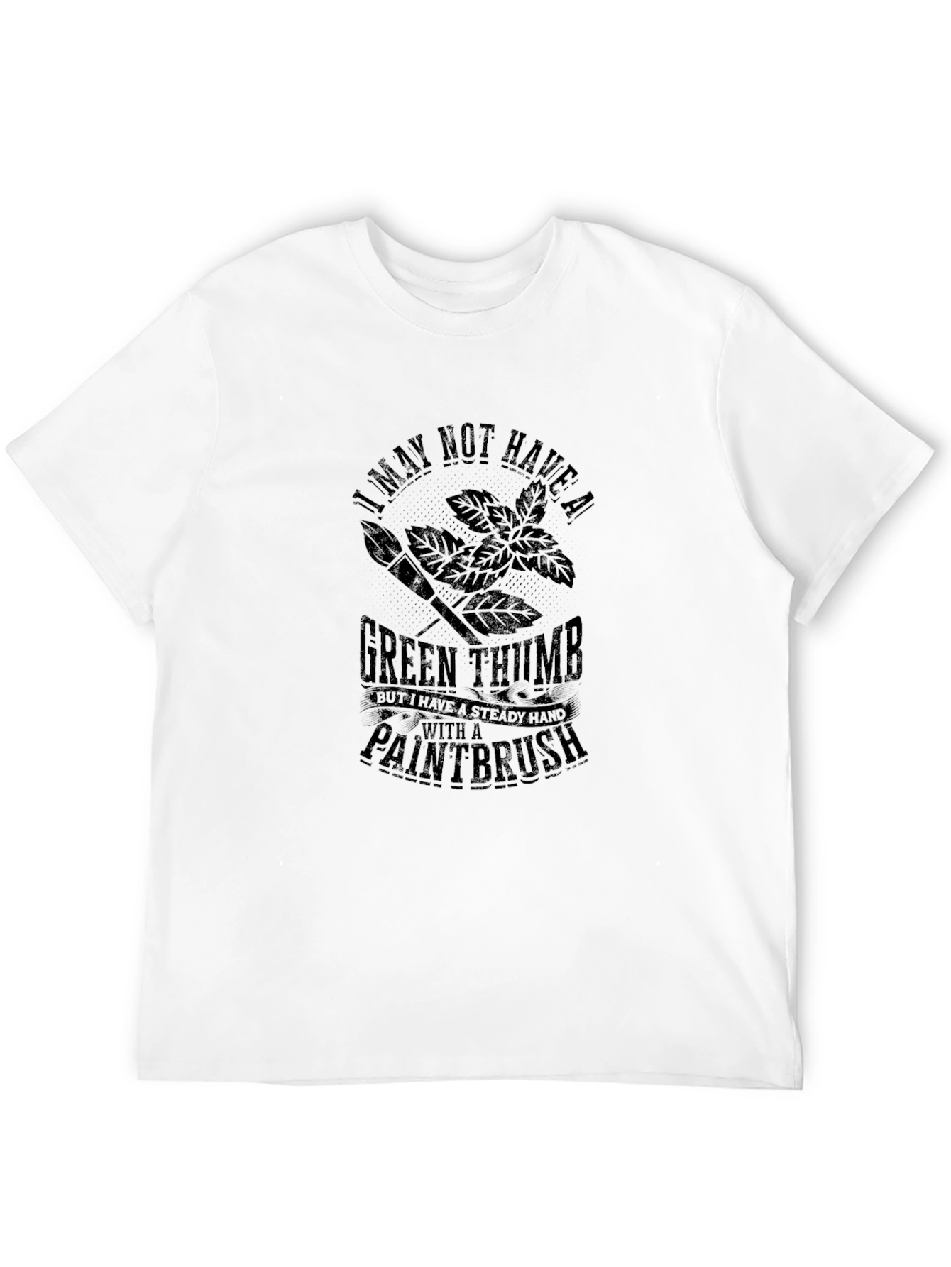 Green Thumb Paintbrush Graphic Tee