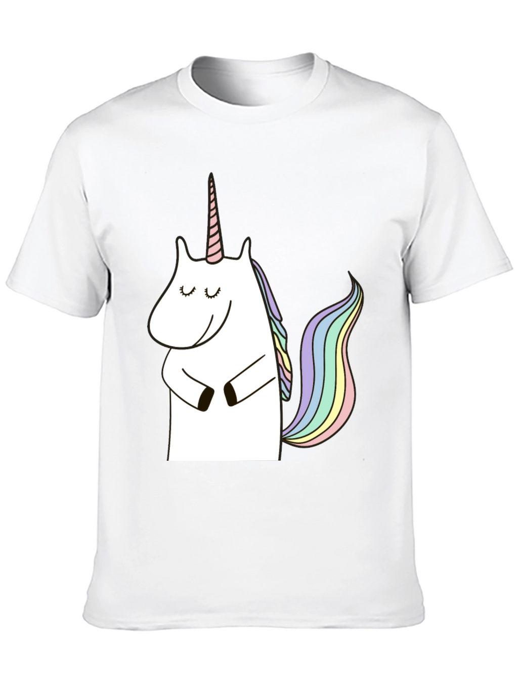Unicorn Graphic Black T-Shirt