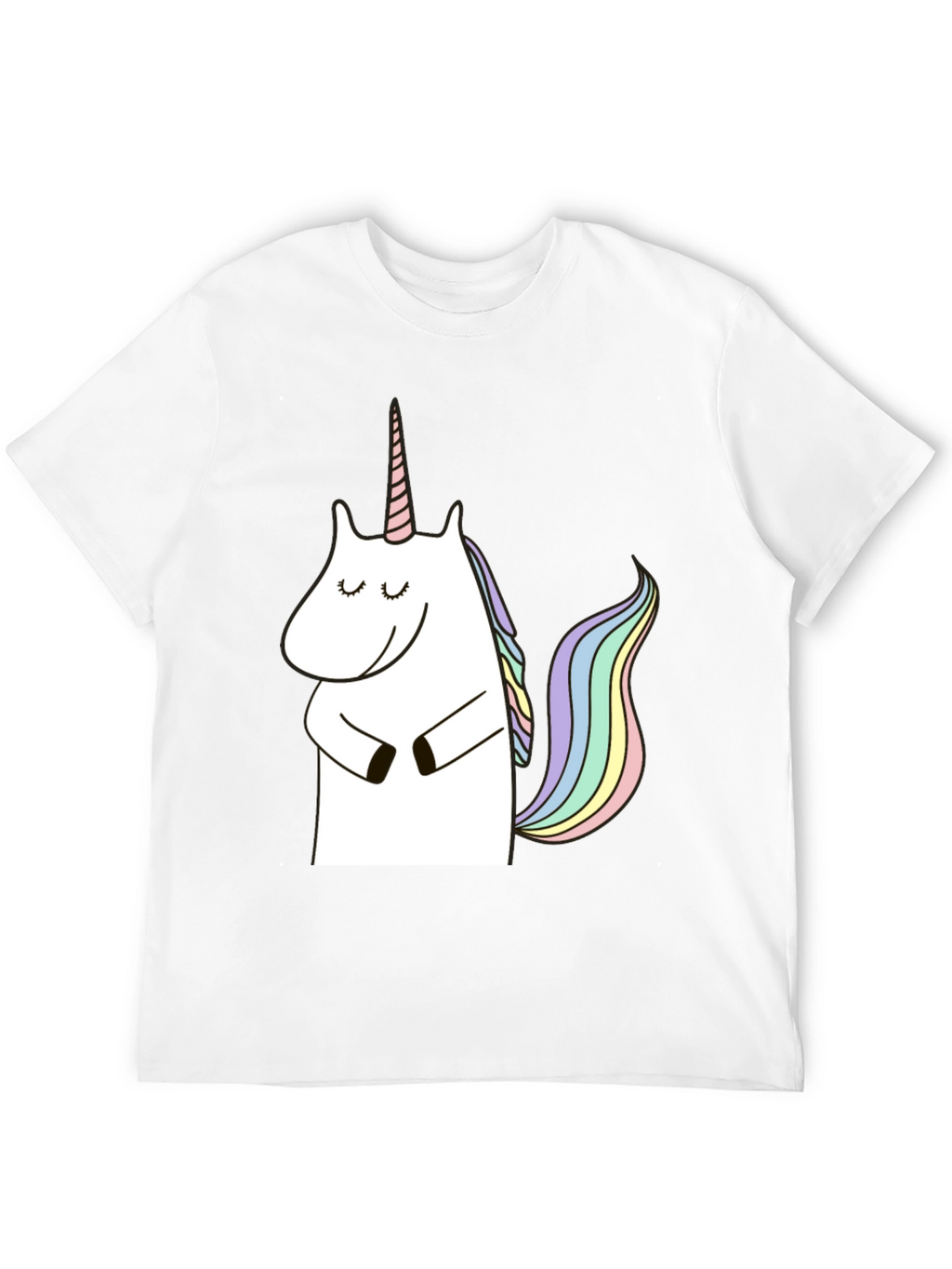 Unicorn Graphic Black T-Shirt
