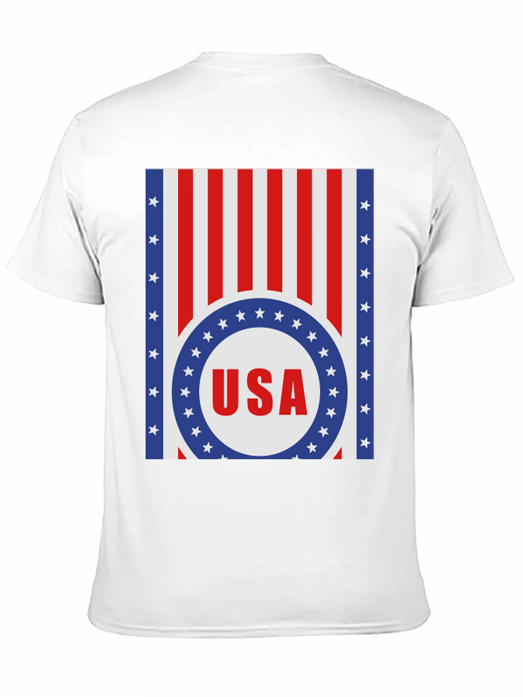 USA Flag Graphic Print T-Shirt