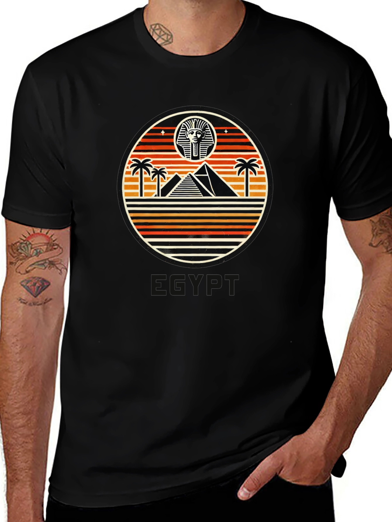 Retro Egyptian Pyramid T-Shirt