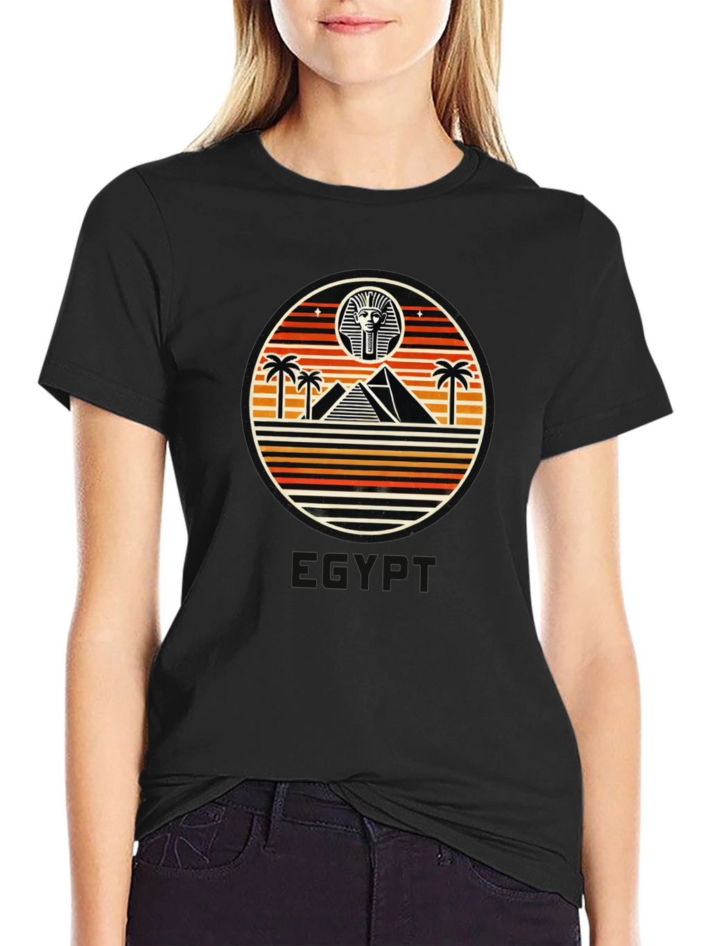 Retro Egyptian Pyramid T-Shirt