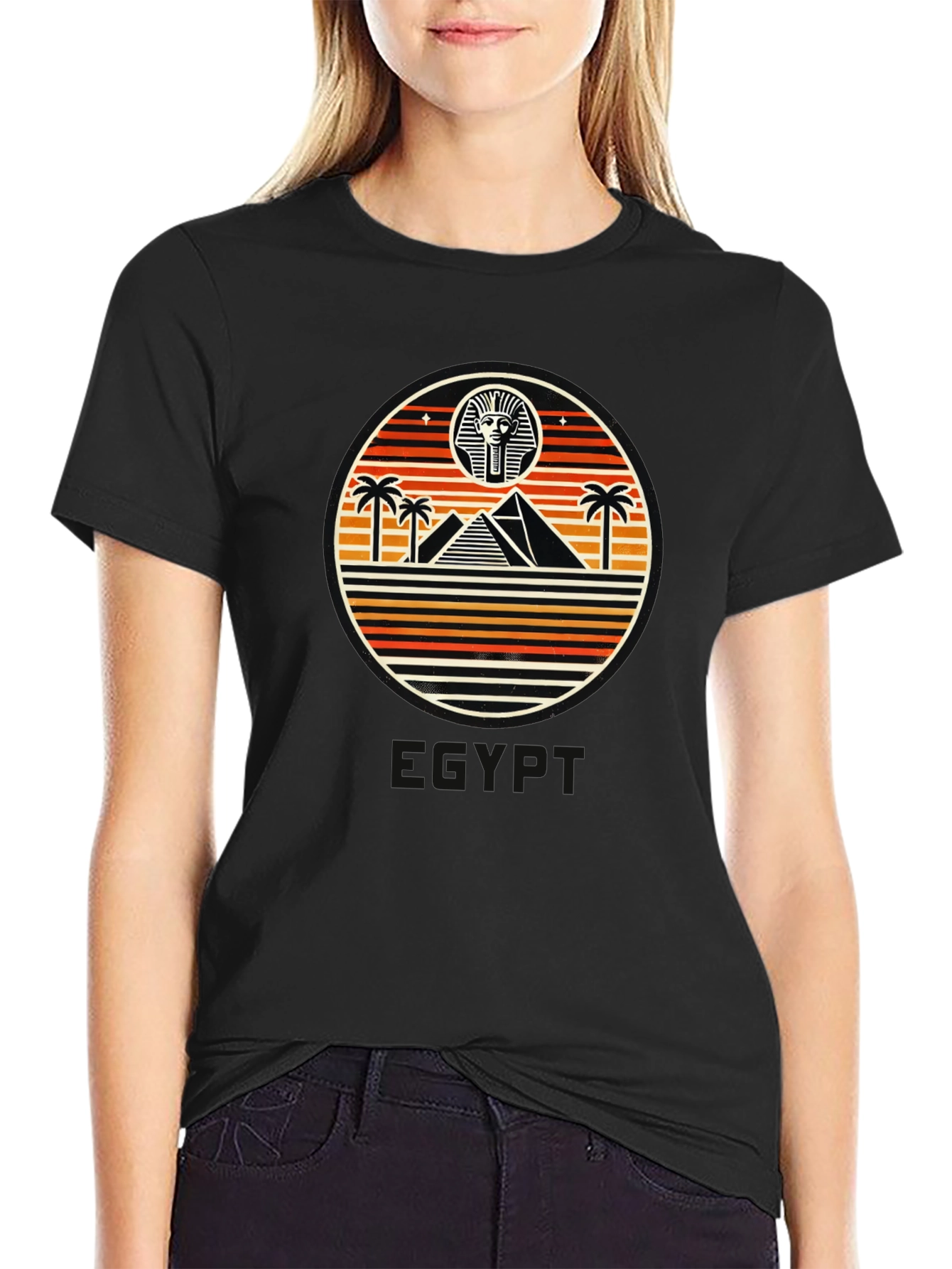Retro Egyptian Pyramid T-Shirt