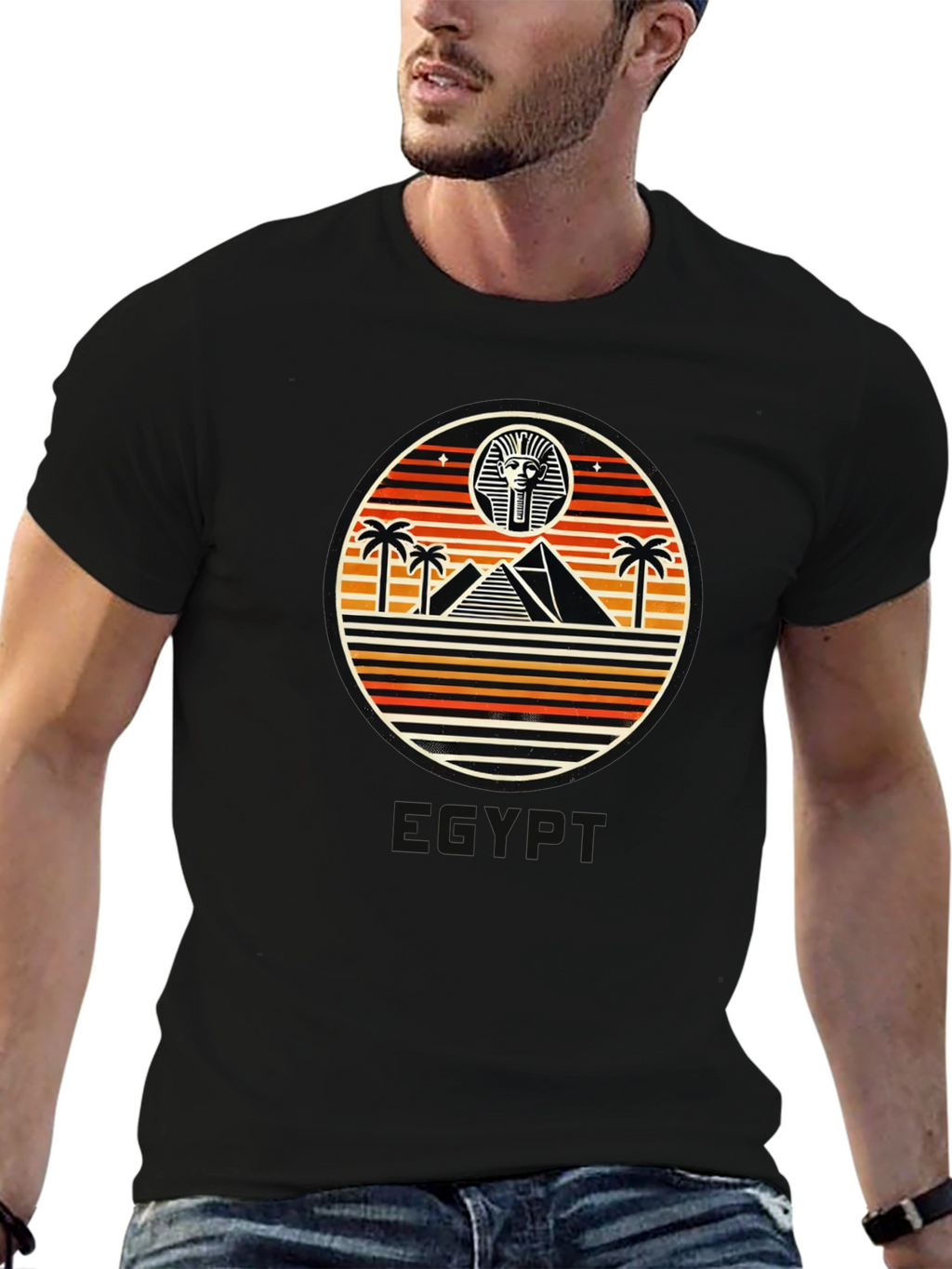 Retro Egyptian Pyramid T-Shirt