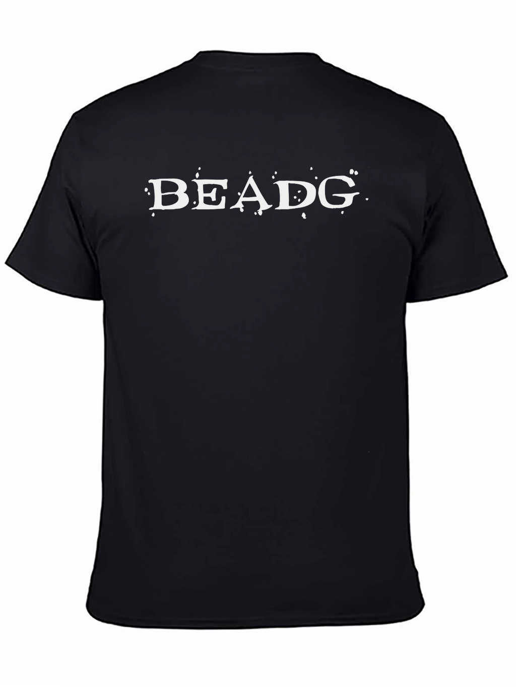 BEADG Graphic Tee - Black Cotton T-Shirt
