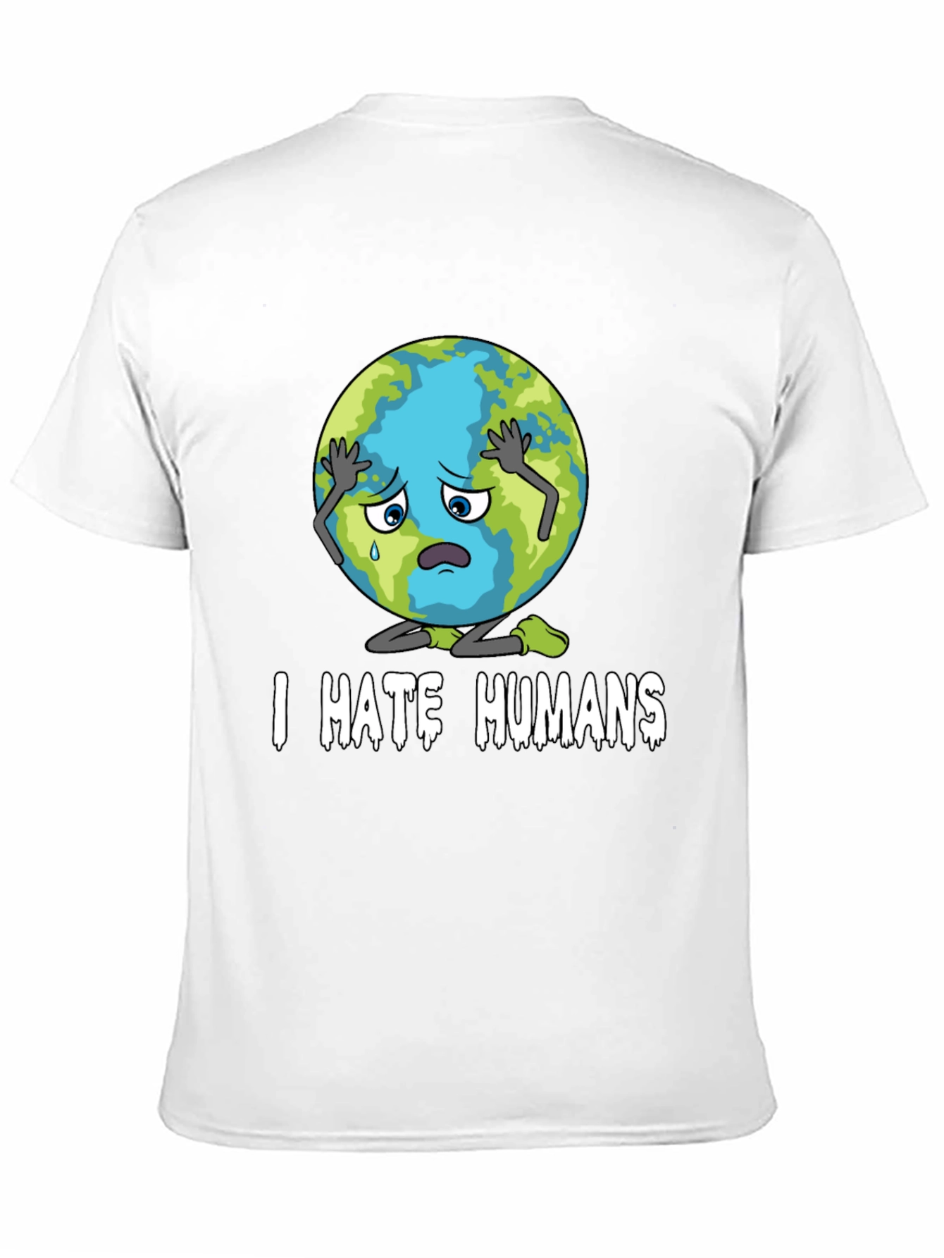 I Hate Humans T-Shirt - Earth Graphic Tee