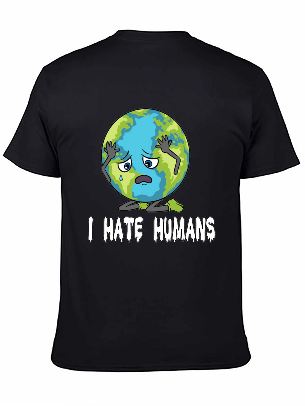 I Hate Humans T-Shirt - Earth Graphic Tee
