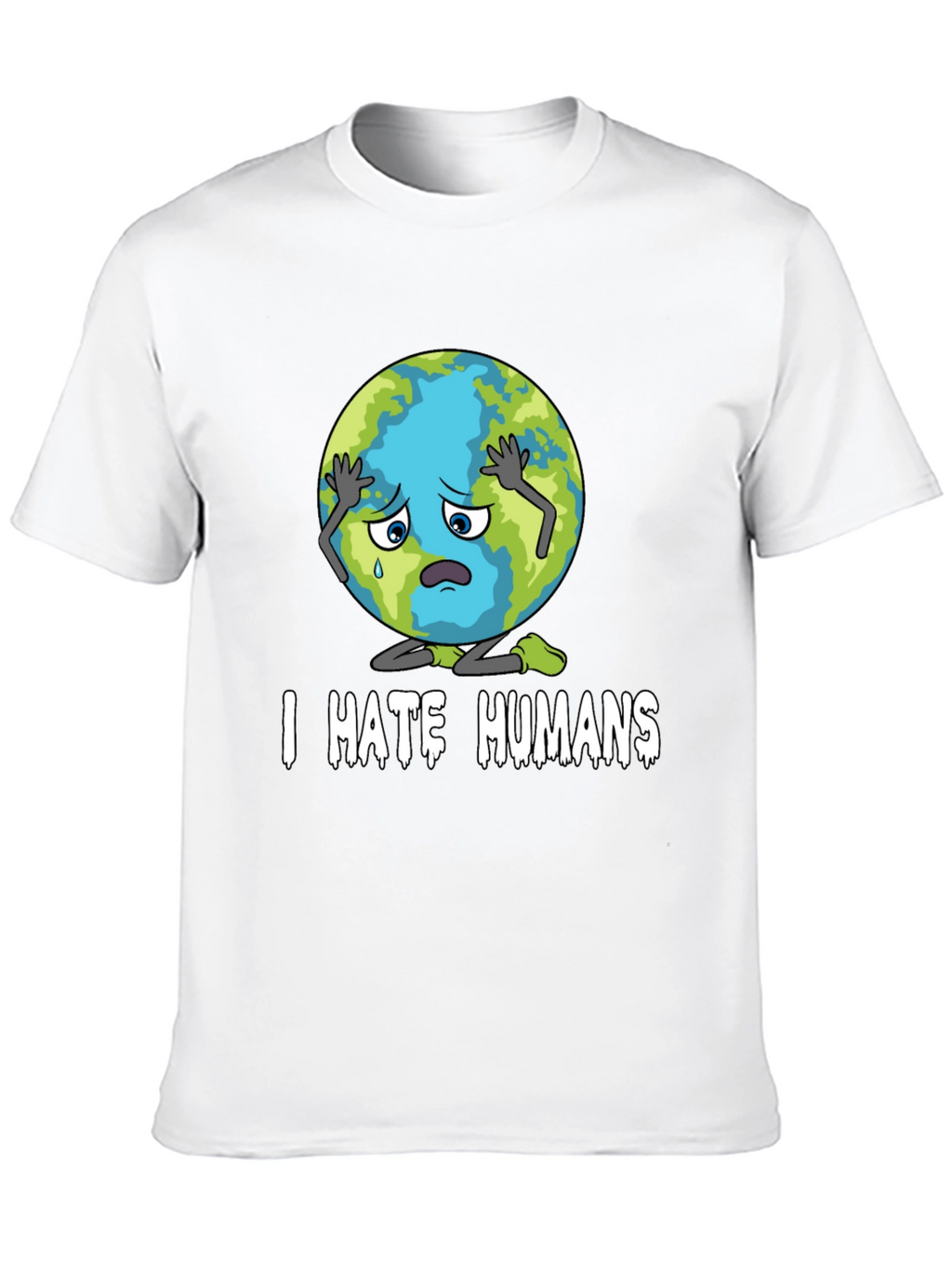 I Hate Humans T-Shirt - Earth Graphic Tee