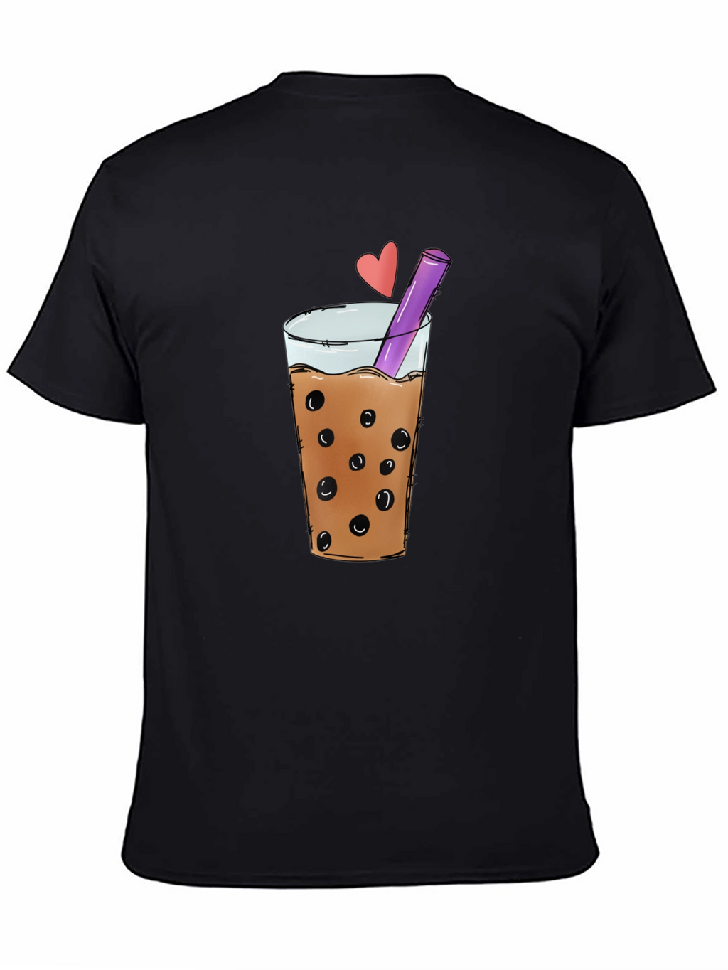 Boba Tea Graphic Tee - Stylish Black T-Shirt