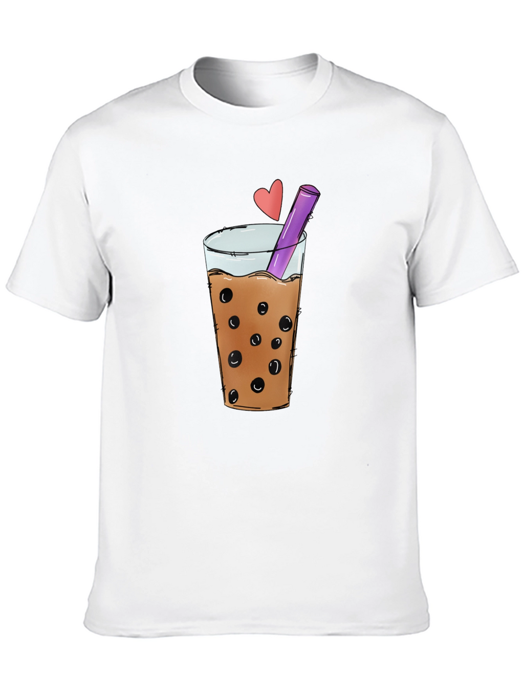 Boba Tea Graphic Tee - Stylish Black T-Shirt