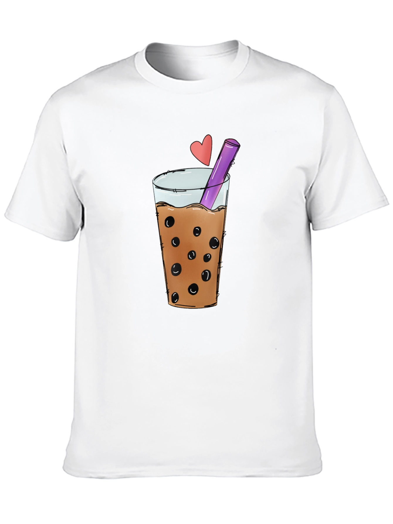 Boba Tea Graphic Tee - Stylish Black T-Shirt