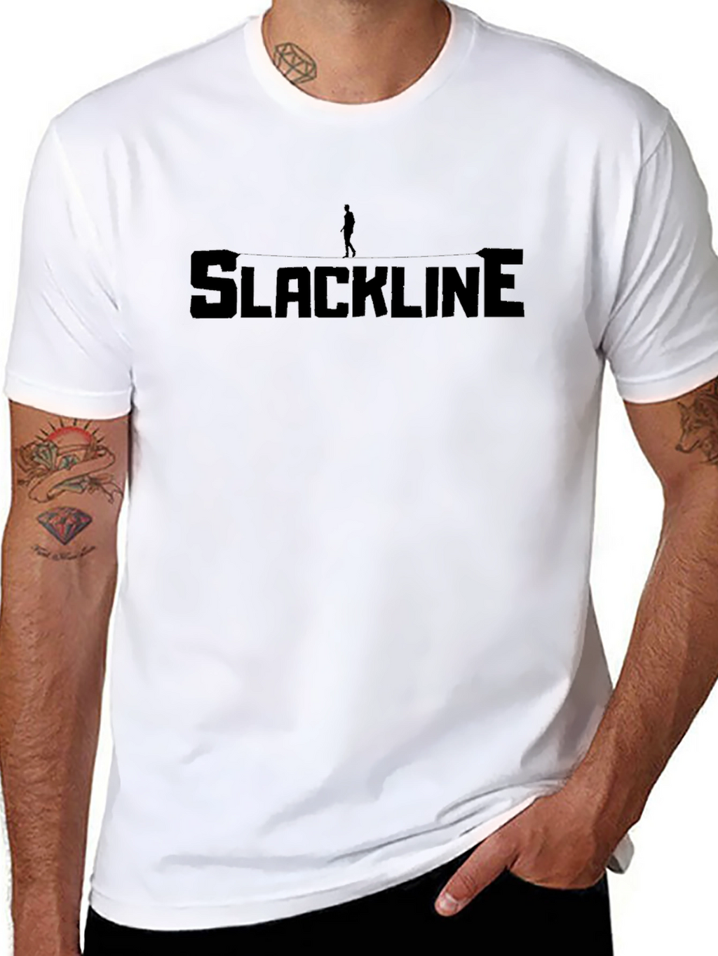 Slackline T-Shirt: Balance & Adventure