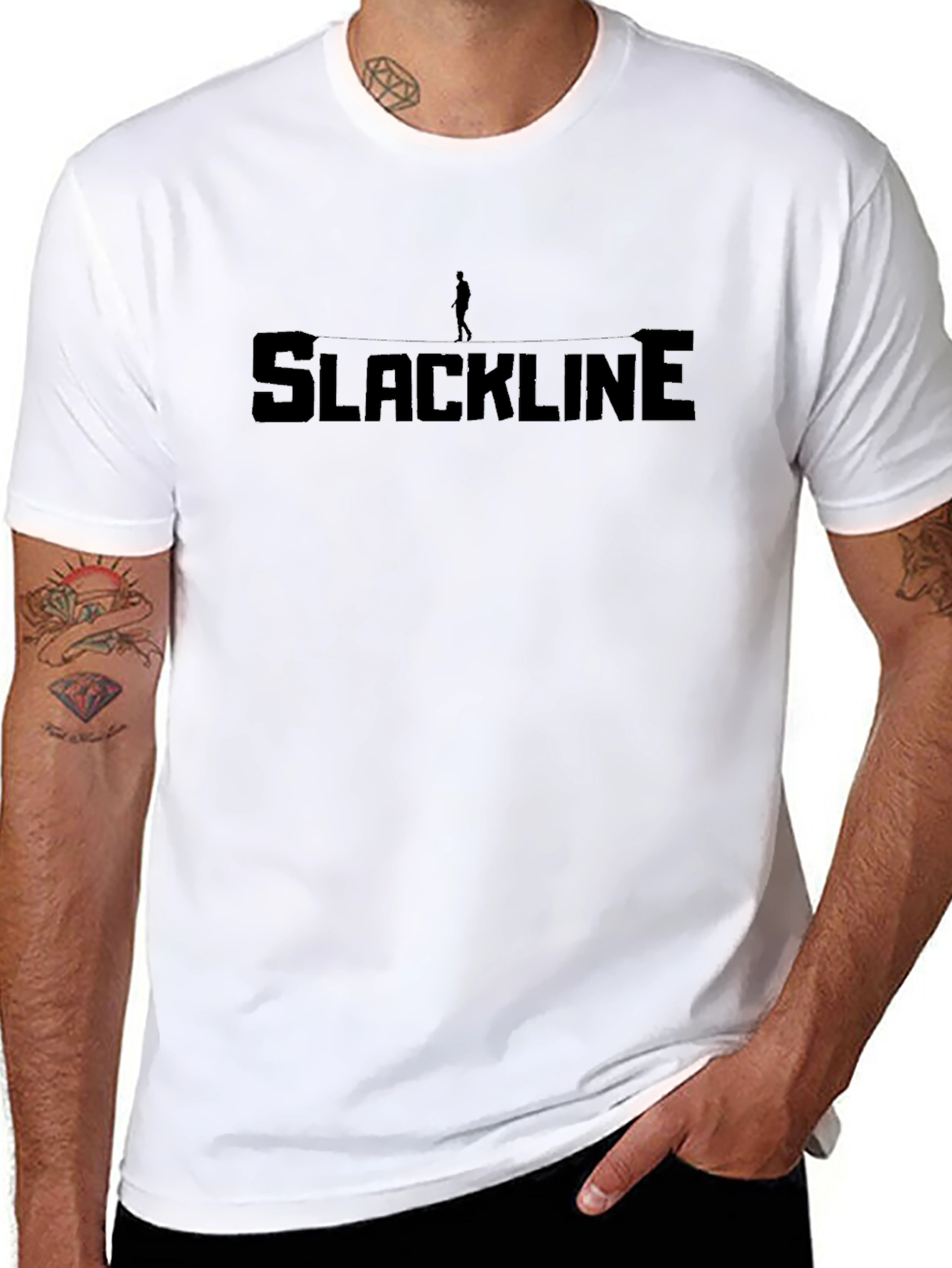 Slackline T-Shirt: Balance & Adventure
