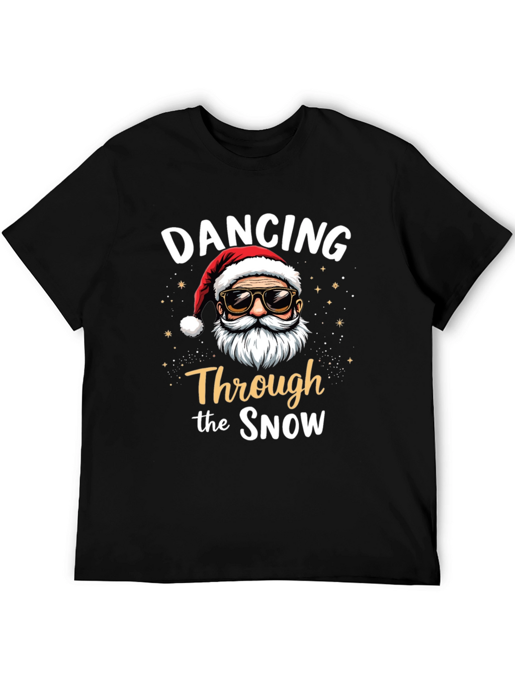 Dancing Through the Snow Santa Graphic Tee