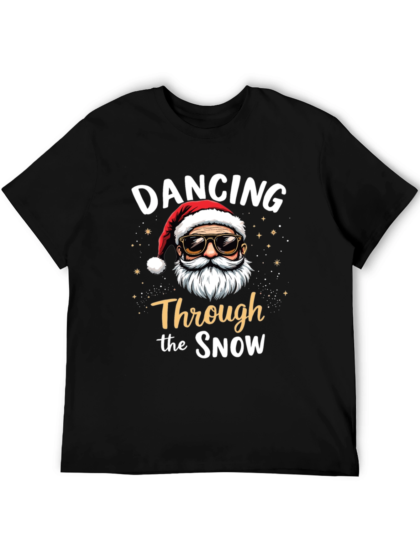 Dancing Through the Snow Santa Graphic Tee
