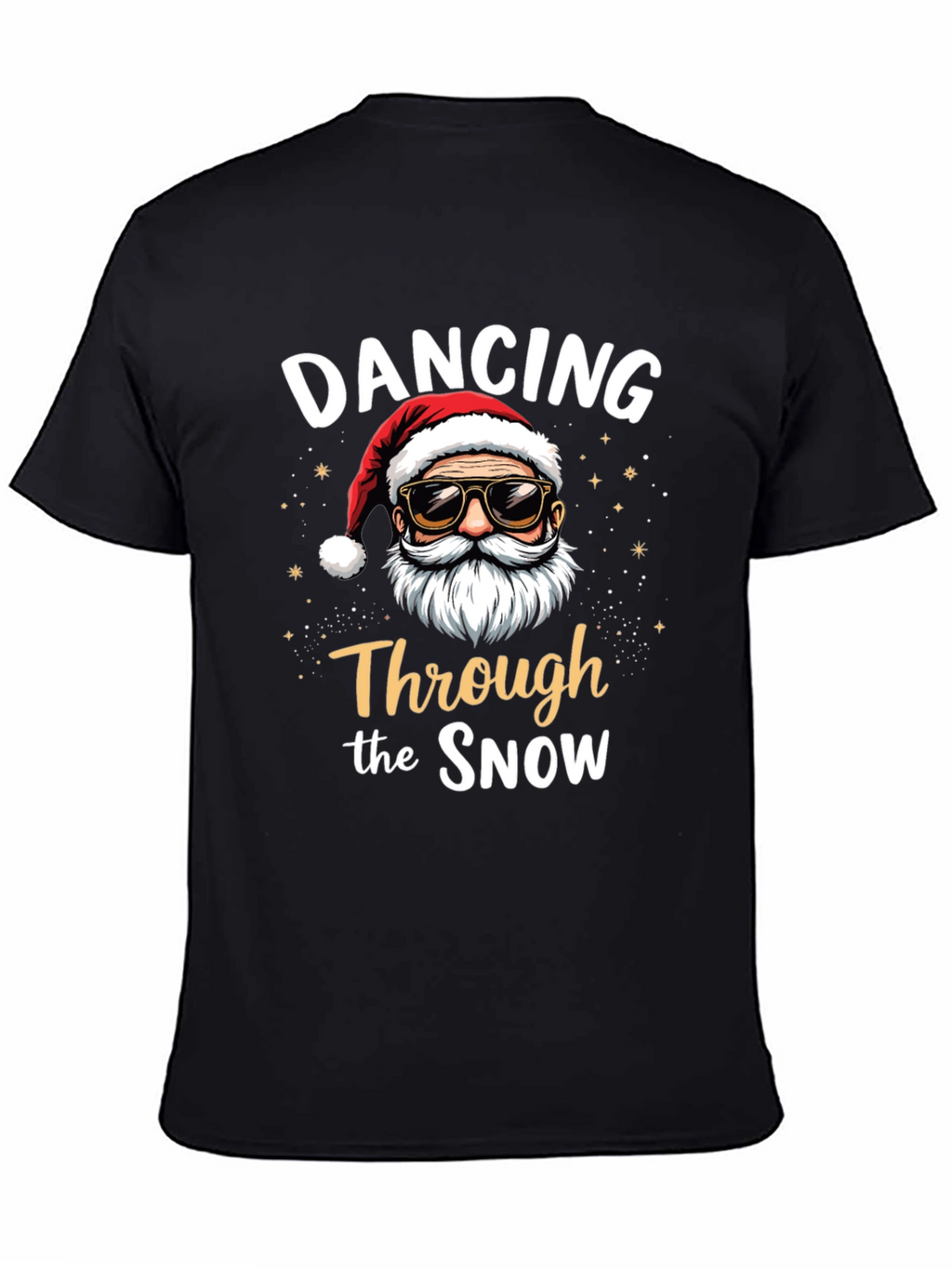 Dancing Through the Snow Santa Graphic Tee