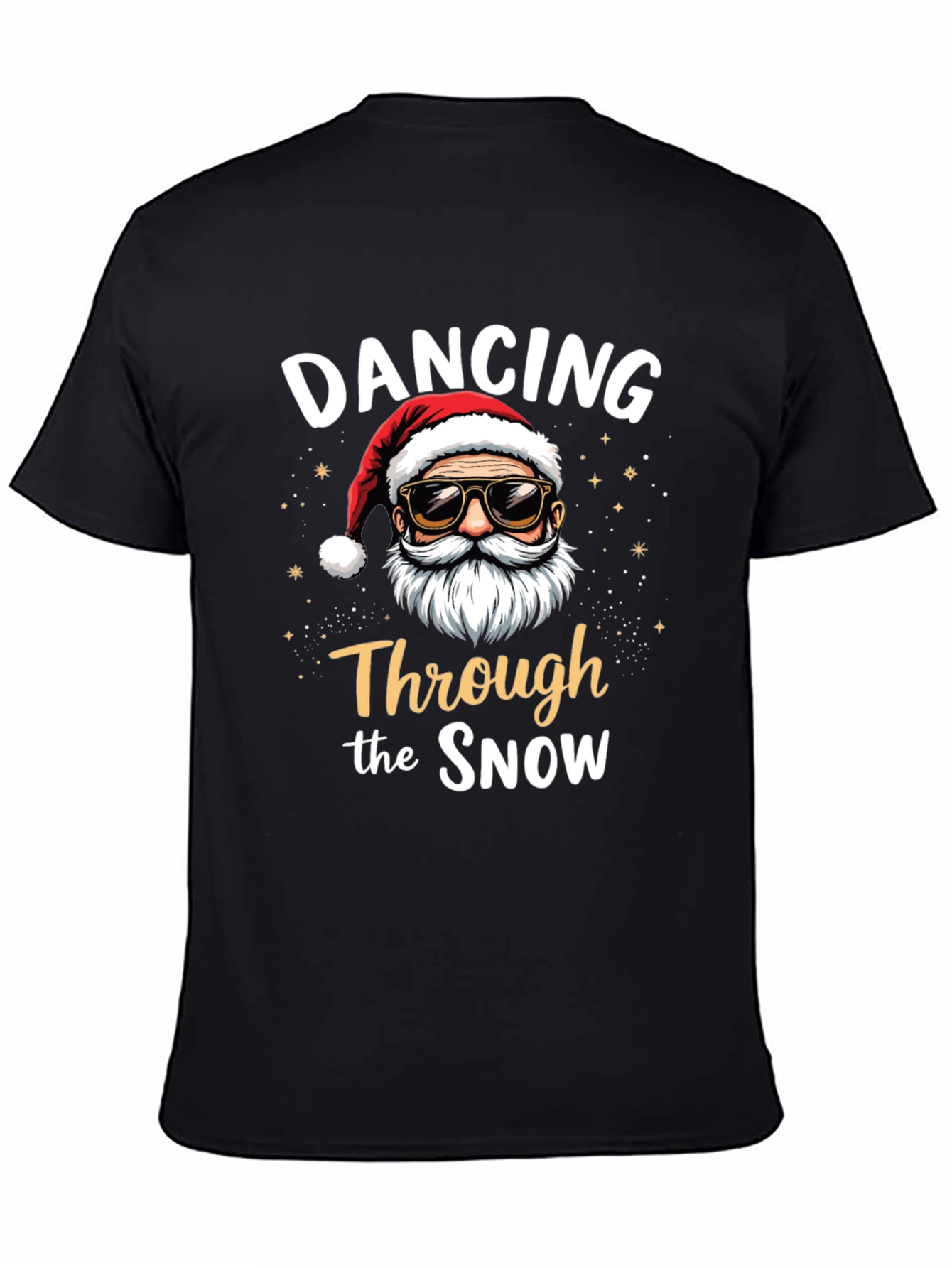Dancing Through the Snow Santa Graphic Tee