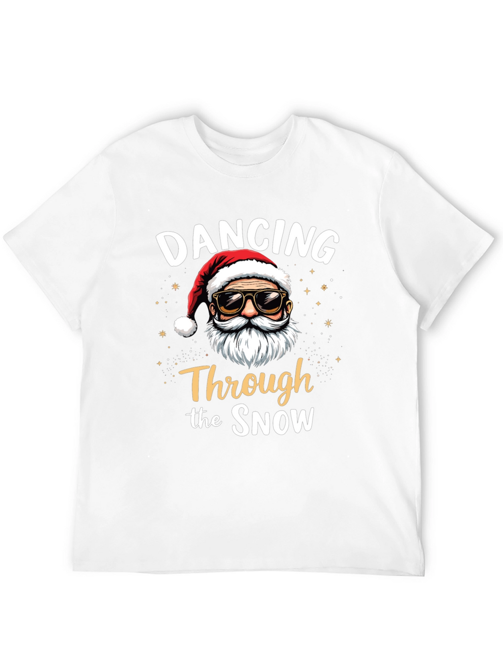 Dancing Through the Snow Santa Graphic Tee