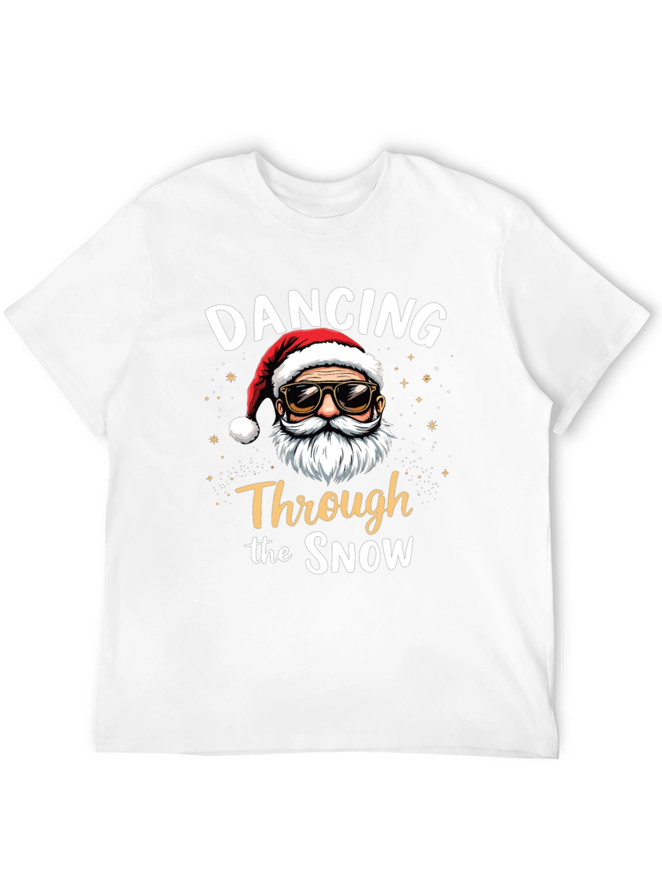 Dancing Through the Snow Santa Graphic Tee