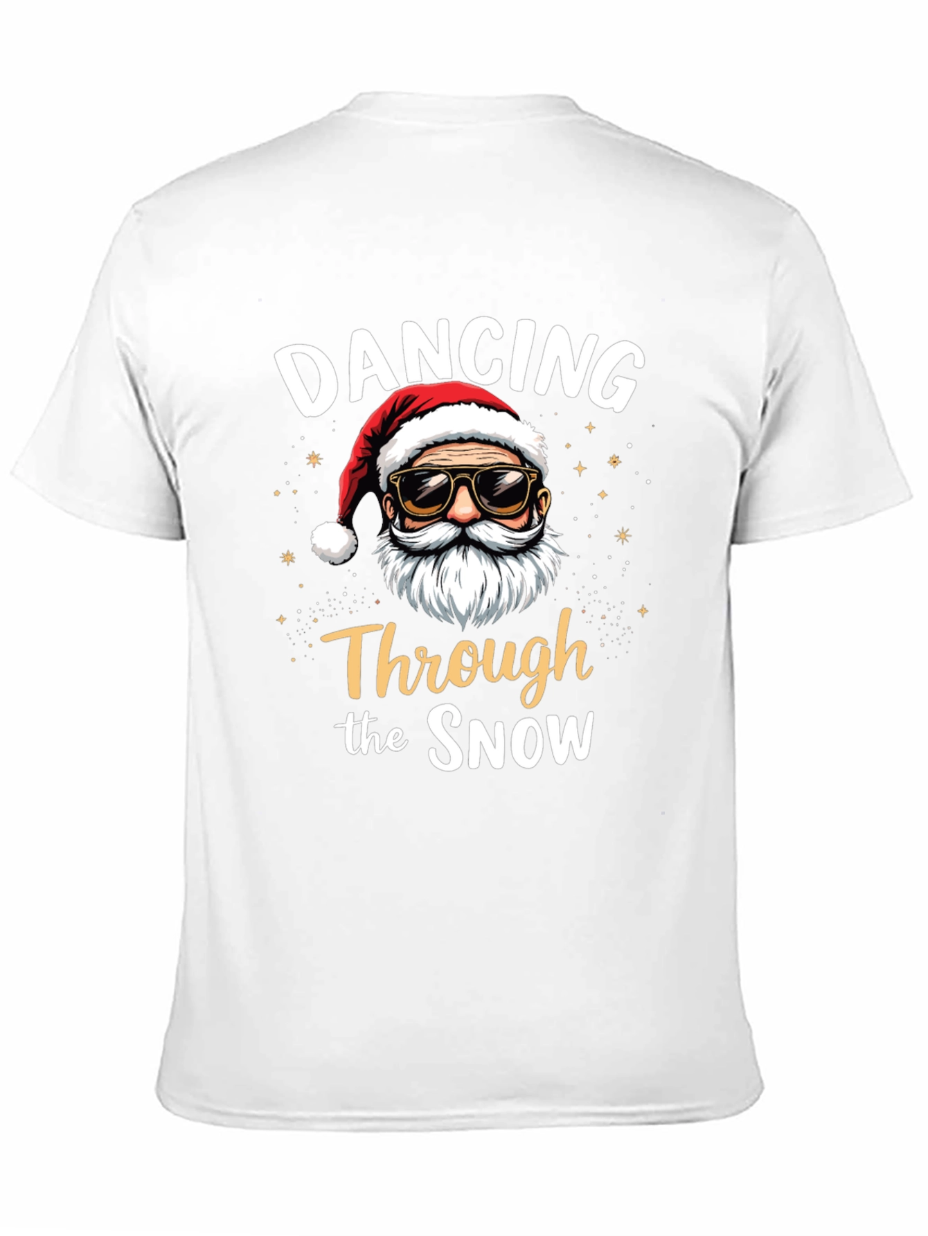 Dancing Through the Snow Santa Graphic Tee