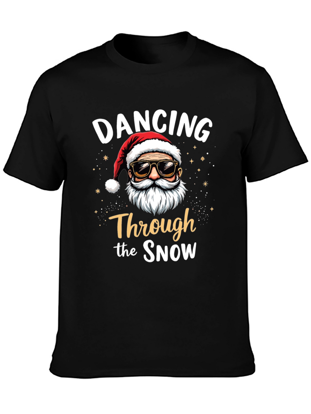 Dancing Through the Snow Santa Graphic Tee