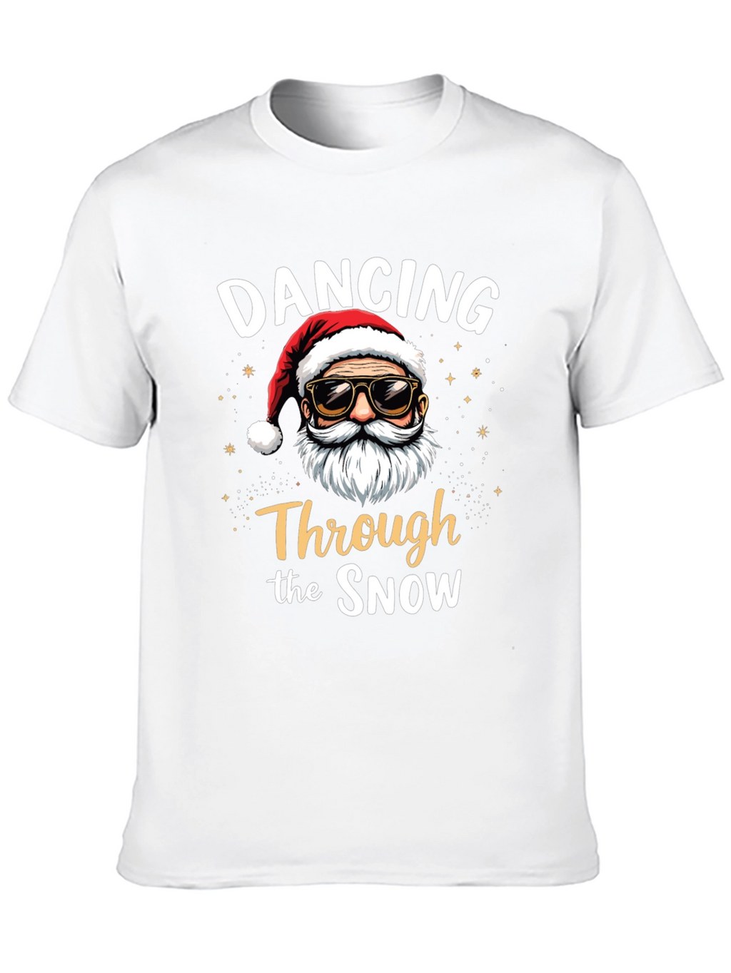 Dancing Through the Snow Santa Graphic Tee