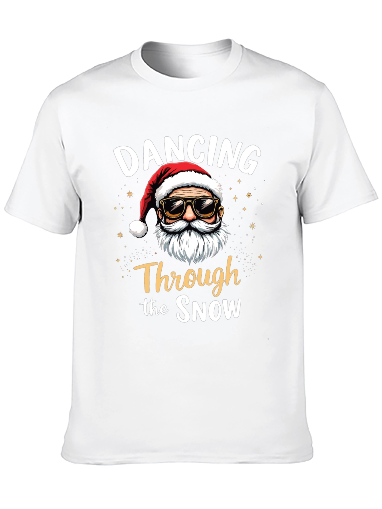 Dancing Through the Snow Santa Graphic Tee