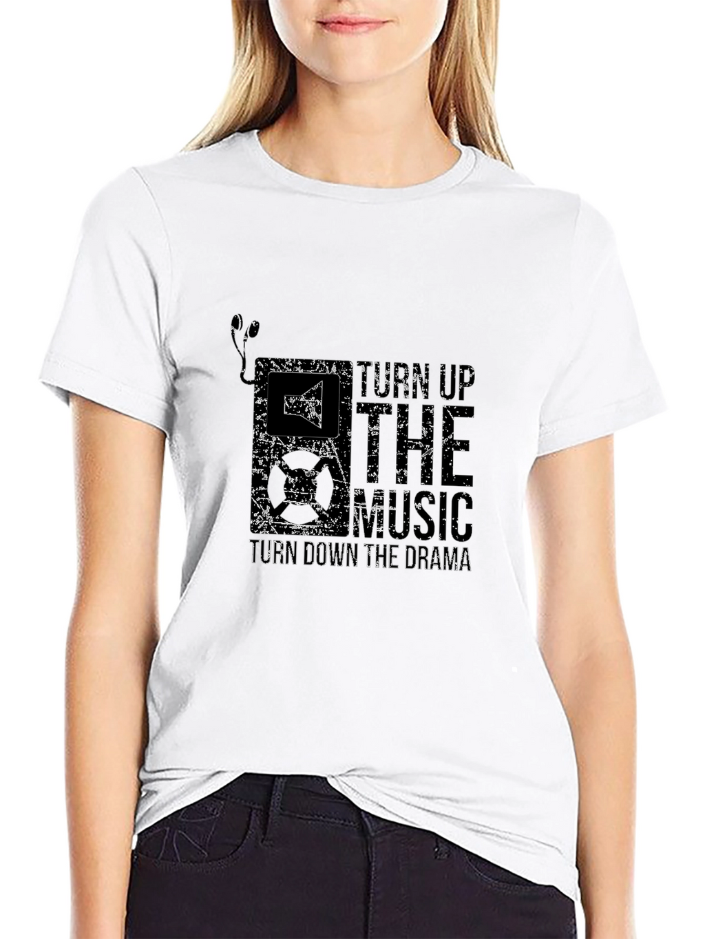 Turn Up The Music Graphic Tee
