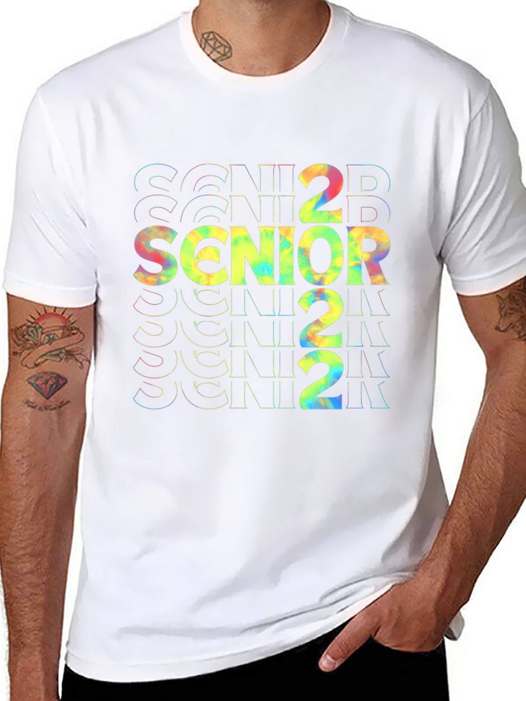 Senior 2023 Tie Dye T-Shirt - Graduation Pride!