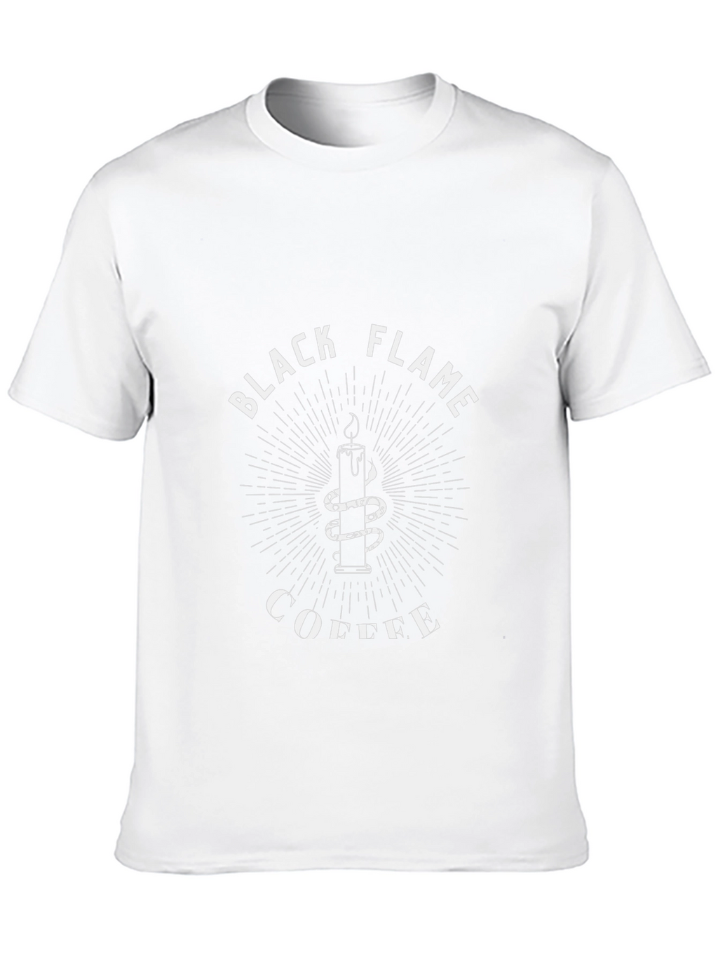 Black Flame Coffee Graphic T-Shirt