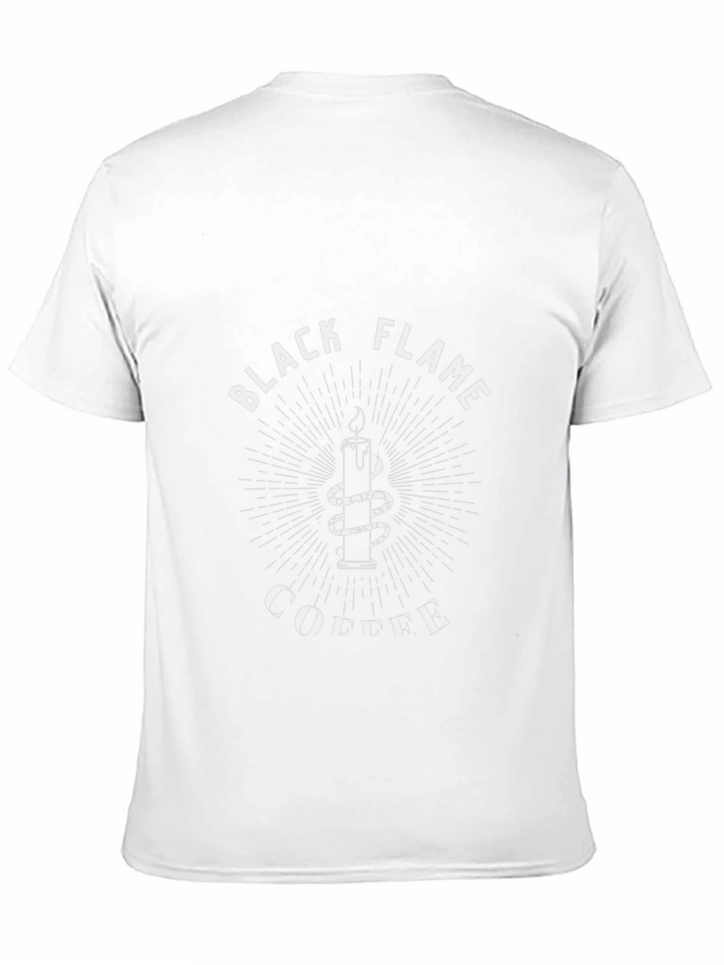 Black Flame Coffee Graphic T-Shirt