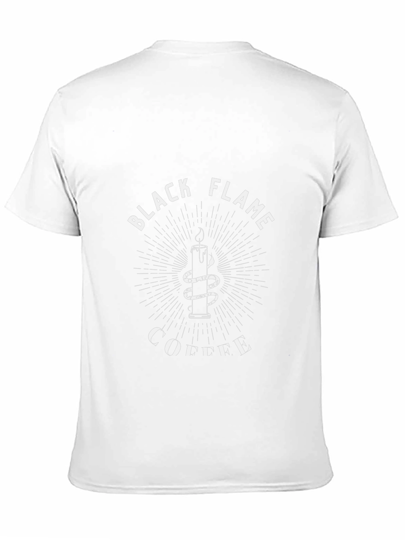 Black Flame Coffee Graphic T-Shirt