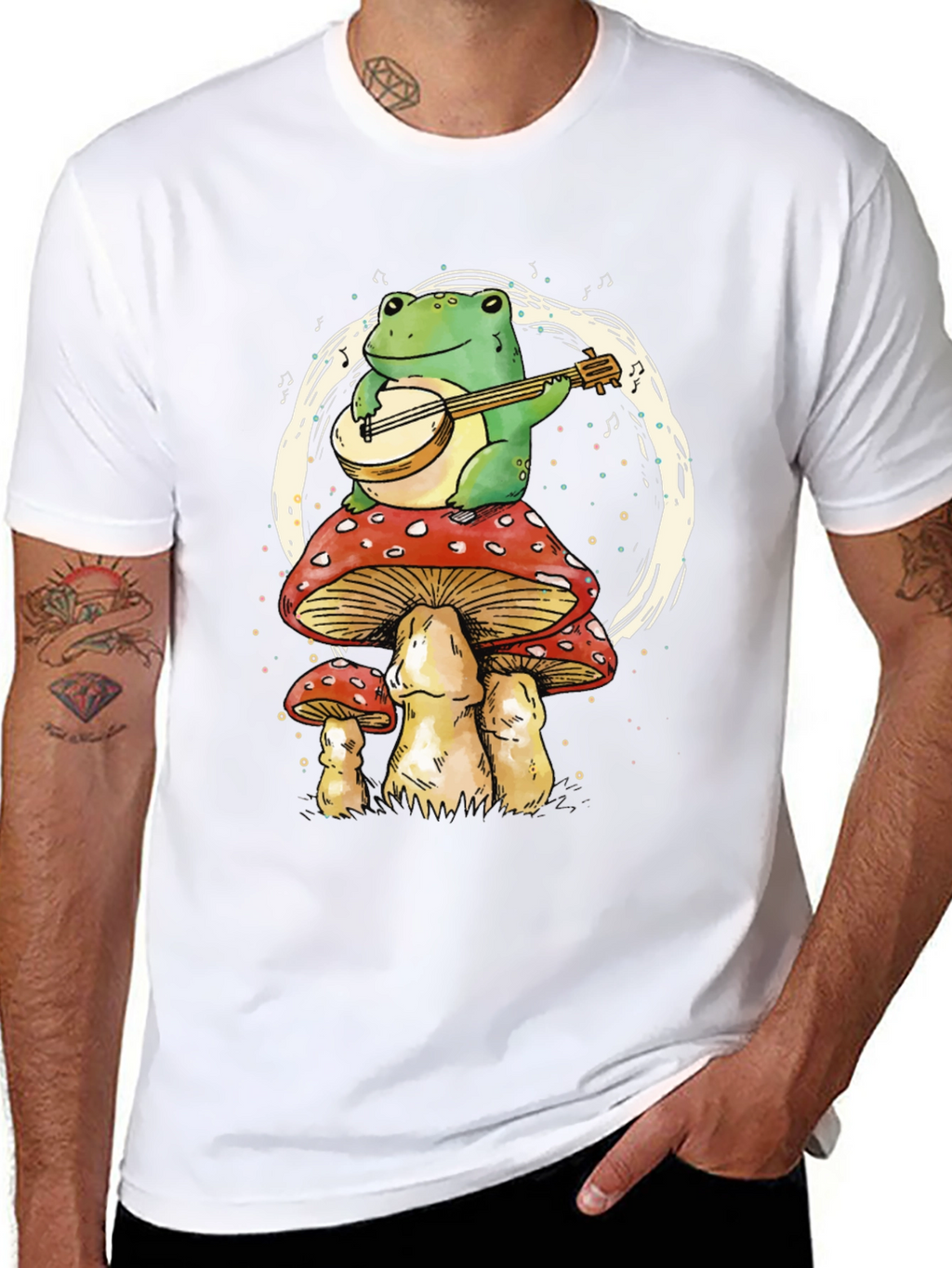 Frog on Mushroom T-Shirt