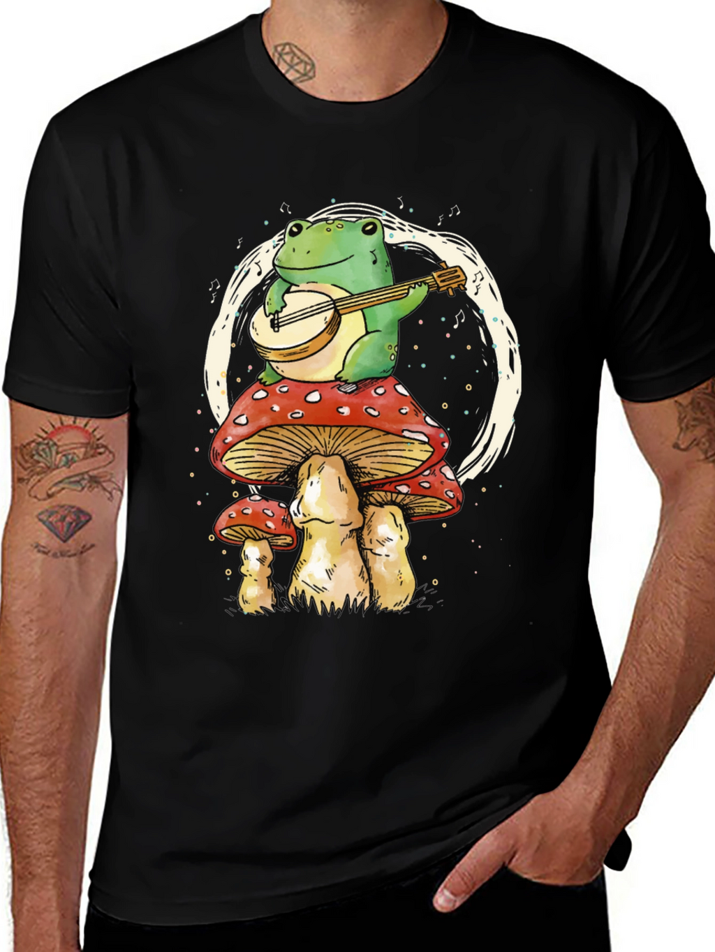 Frog on Mushroom T-Shirt