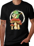 Frog on Mushroom T-Shirt