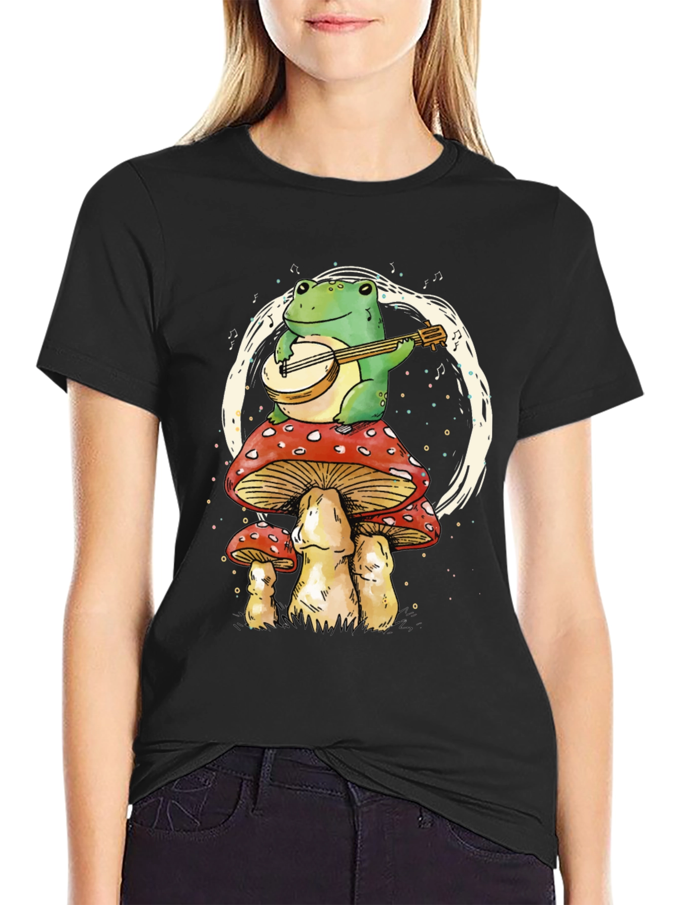 Frog on Mushroom T-Shirt