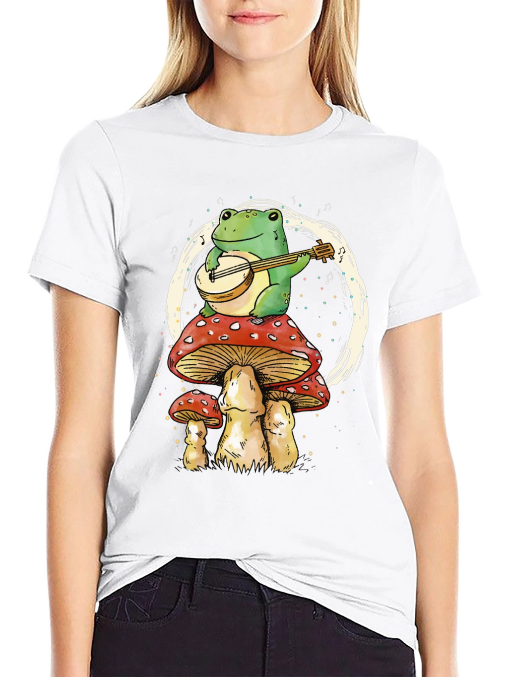 Frog on Mushroom T-Shirt