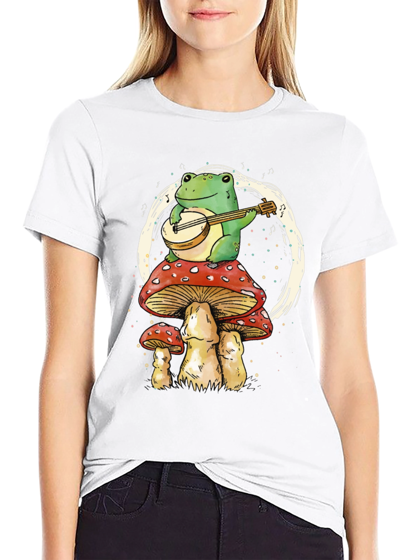 Frog on Mushroom T-Shirt